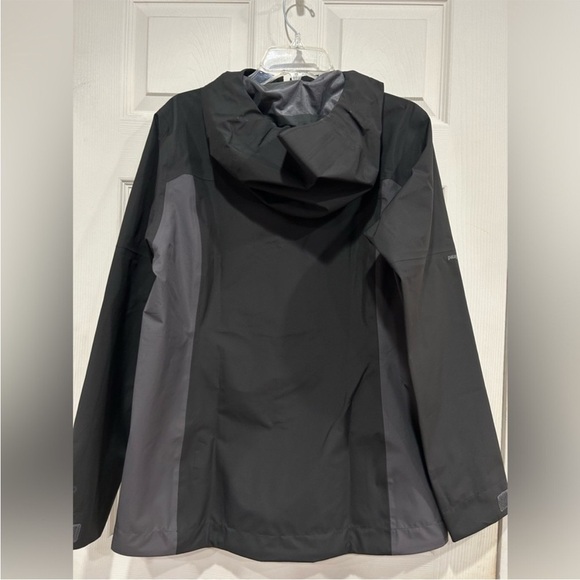 Patagonia Women's L Large Boulder Fork Rain Jacket Forge Grey Black NWT - Picture 2 of 13